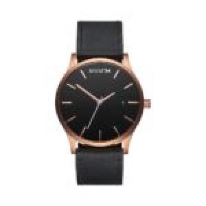 MVMTH Classical Leather Watch In Black (Digital)